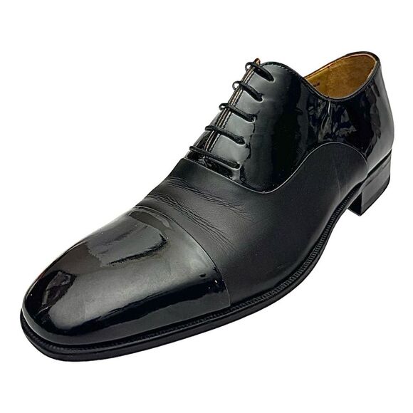 E.T. Wright Men’s Black Patent Leather Oxford Dress Shoes 10.5 B – EUC main image 8